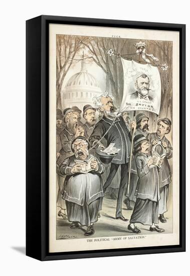 The Political 'Army of Salvation', 1880-Joseph Keppler-Framed Premier Image Canvas