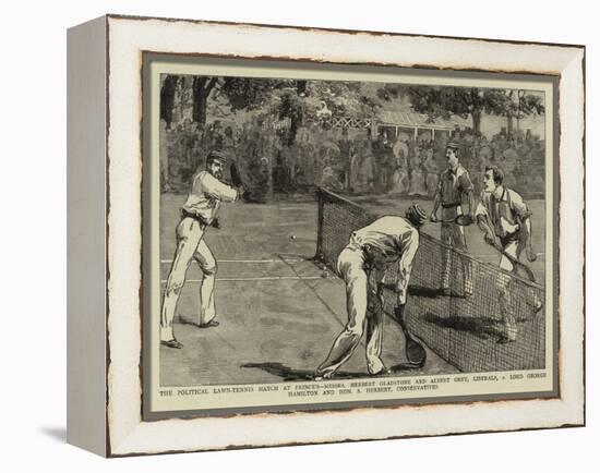 The Political Lawn-Tennis Match at Prince'S-null-Framed Premier Image Canvas