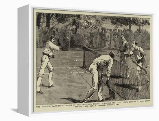 The Political Lawn-Tennis Match at Prince'S-null-Framed Premier Image Canvas