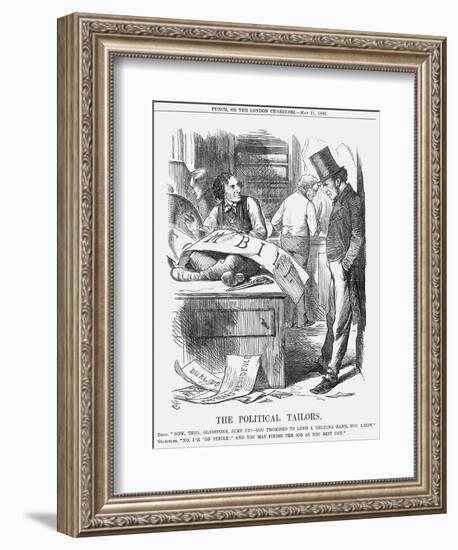 The Political Tailors, 1867-John Tenniel-Framed Giclee Print