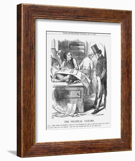 The Political Tailors, 1867-John Tenniel-Framed Giclee Print