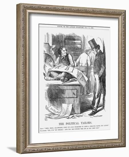 The Political Tailors, 1867-John Tenniel-Framed Giclee Print