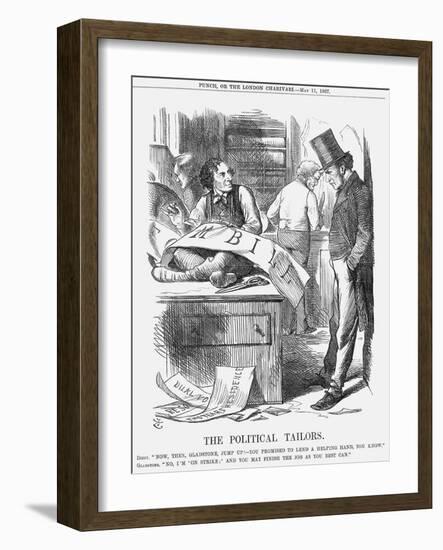 The Political Tailors, 1867-John Tenniel-Framed Giclee Print