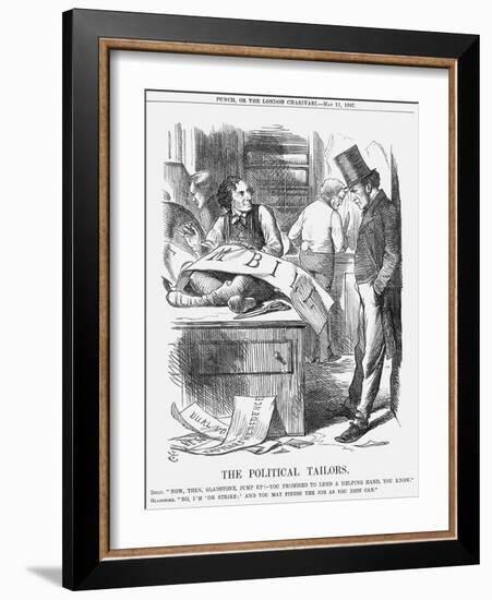 The Political Tailors, 1867-John Tenniel-Framed Giclee Print