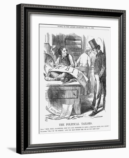 The Political Tailors, 1867-John Tenniel-Framed Giclee Print