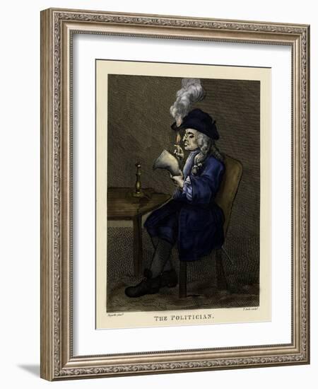 The Politician by William Hogarth-William Hogarth-Framed Giclee Print