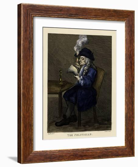 The Politician by William Hogarth-William Hogarth-Framed Giclee Print