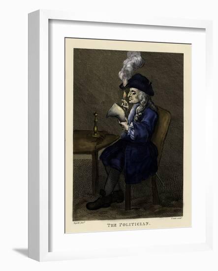 The Politician by William Hogarth-William Hogarth-Framed Giclee Print