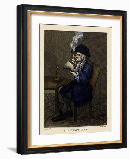 The Politician by William Hogarth-William Hogarth-Framed Giclee Print