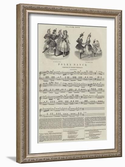 The Polka Dance-null-Framed Giclee Print