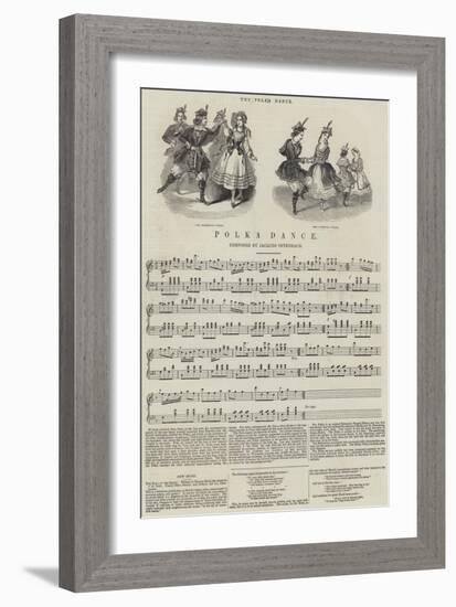 The Polka Dance-null-Framed Giclee Print