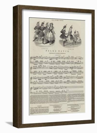 The Polka Dance-null-Framed Giclee Print