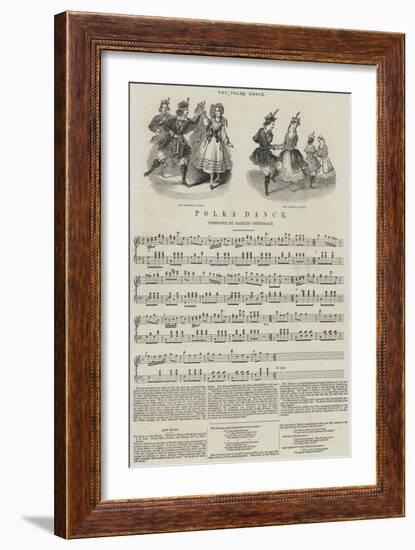 The Polka Dance-null-Framed Giclee Print