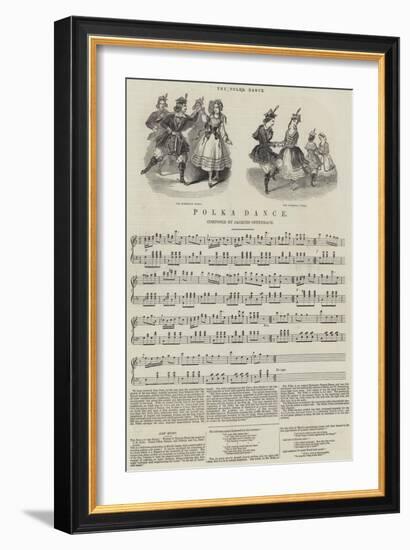 The Polka Dance-null-Framed Giclee Print