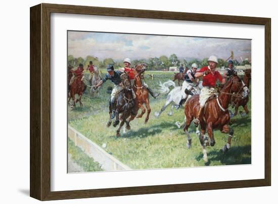 The Polo Game-Ludwig Koch-Framed Giclee Print