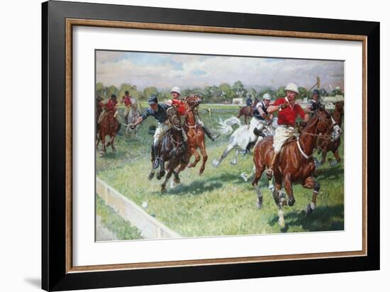 The Polo Game-Ludwig Koch-Framed Giclee Print