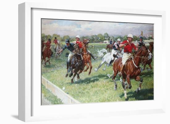 The Polo Game-Ludwig Koch-Framed Giclee Print