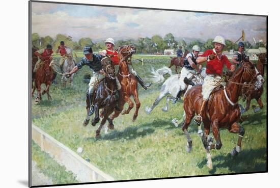 The Polo Game-Ludwig Koch-Mounted Giclee Print