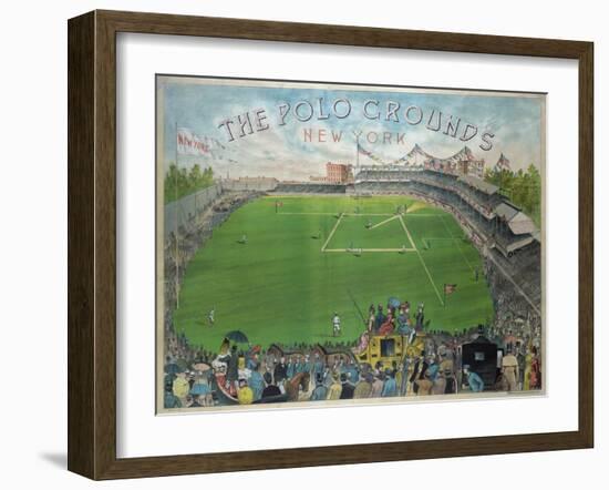 The Polo Ground New York-null-Framed Giclee Print