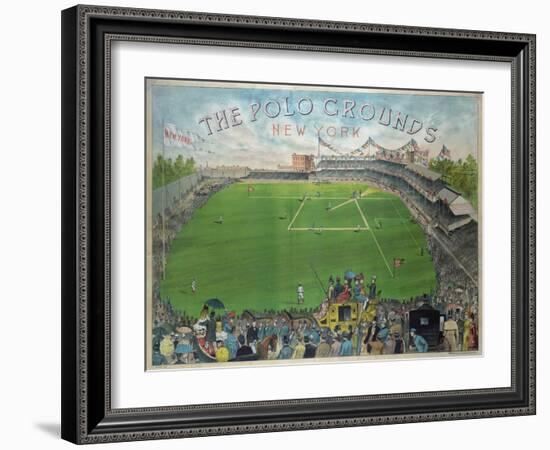 The Polo Ground New York-null-Framed Giclee Print