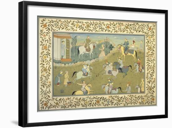 The Polo Match IV-17th Century School-Framed Premium Giclee Print