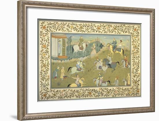 The Polo Match IV-17th Century School-Framed Premium Giclee Print