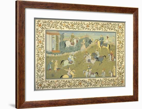 The Polo Match IV-17th Century School-Framed Premium Giclee Print