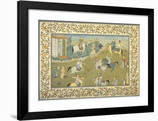 The Polo Match IV-17th Century School-Framed Premium Giclee Print