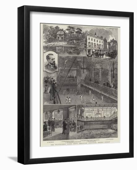 The Polytechnic Young Men's Christian Institute, Regent Street-null-Framed Giclee Print