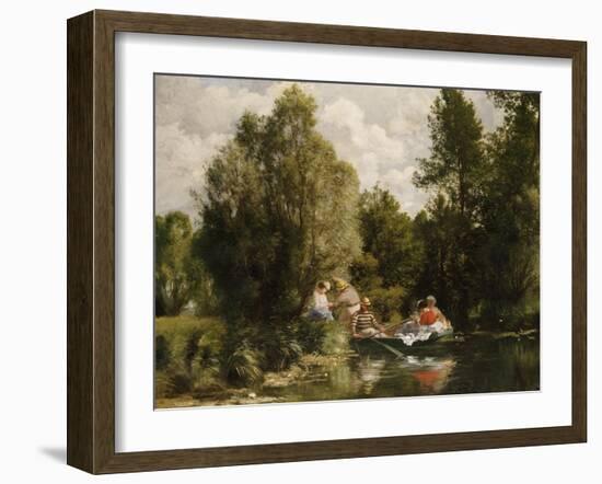 The Pond at Fees-Pierre-Auguste Renoir-Framed Giclee Print