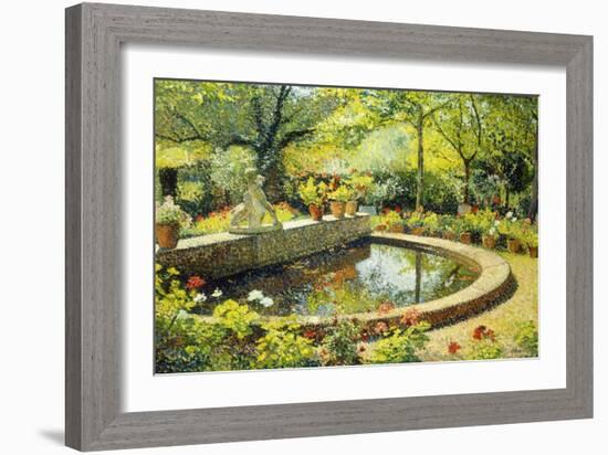 The Pond at Marquayrol, Le Basin de Marquayrol, C. 1930-Henri Martin-Framed Giclee Print