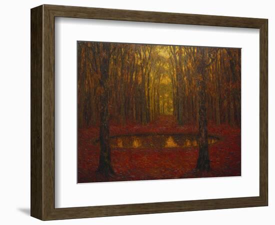 The Pond at Versailles in Autumn; Le Bassin a Versailles En Automne-Henri Eugene Augustin Le Sidaner-Framed Giclee Print
