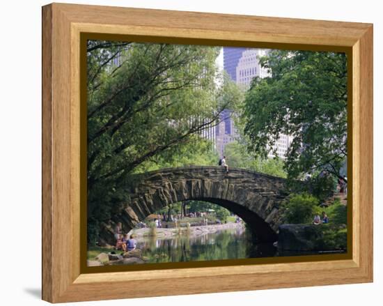 The Pond, Central Park, New York, USA-I Vanderharst-Framed Premier Image Canvas