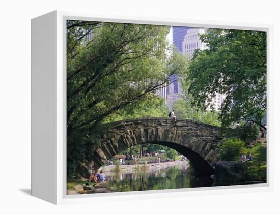 The Pond, Central Park, New York, USA-I Vanderharst-Framed Premier Image Canvas