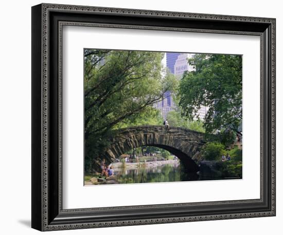 The Pond, Central Park, New York, USA-I Vanderharst-Framed Photographic Print