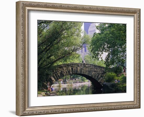 The Pond, Central Park, New York, USA-I Vanderharst-Framed Photographic Print