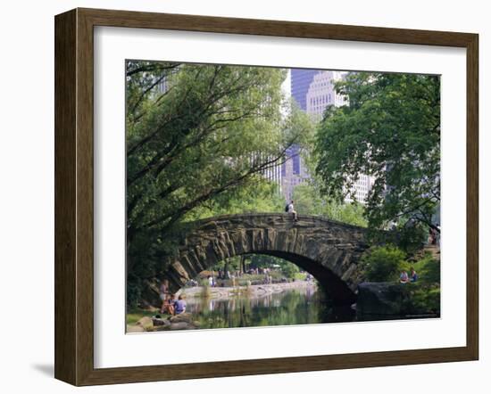 The Pond, Central Park, New York, USA-I Vanderharst-Framed Photographic Print