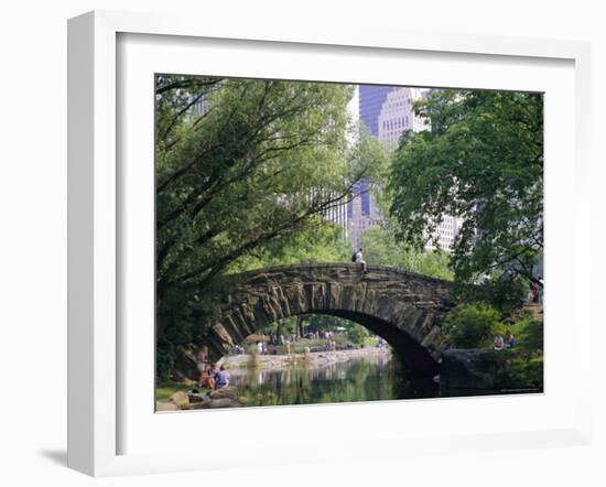 The Pond, Central Park, New York, USA-I Vanderharst-Framed Photographic Print