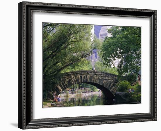 The Pond, Central Park, New York, USA-I Vanderharst-Framed Photographic Print