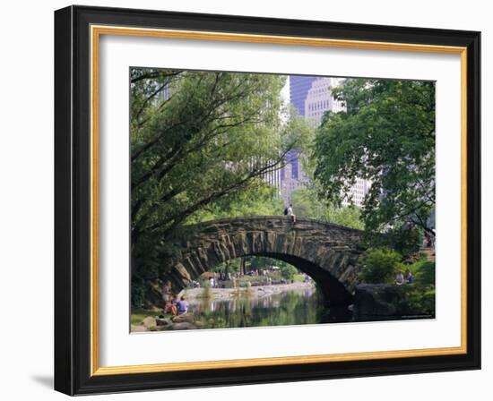 The Pond, Central Park, New York, USA-I Vanderharst-Framed Photographic Print