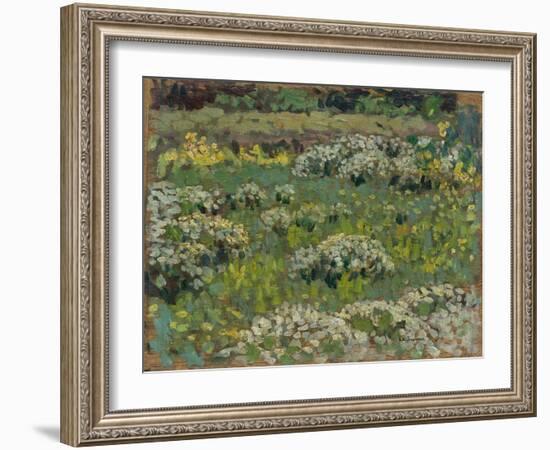 The Pond Garden, Hampton Court-Henri Eugene Augustin Le Sidaner-Framed Giclee Print