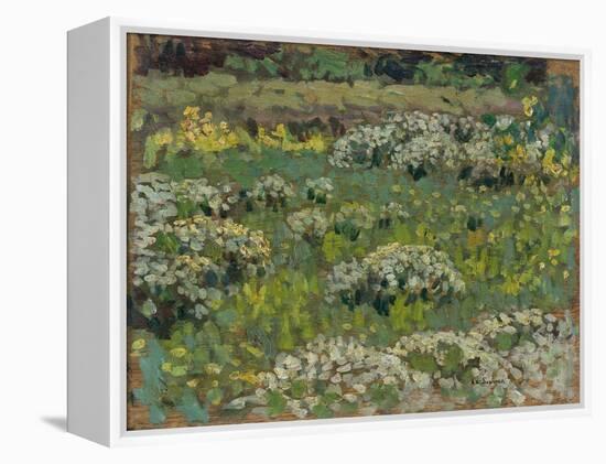 The Pond Garden, Hampton Court-Henri Eugene Augustin Le Sidaner-Framed Premier Image Canvas