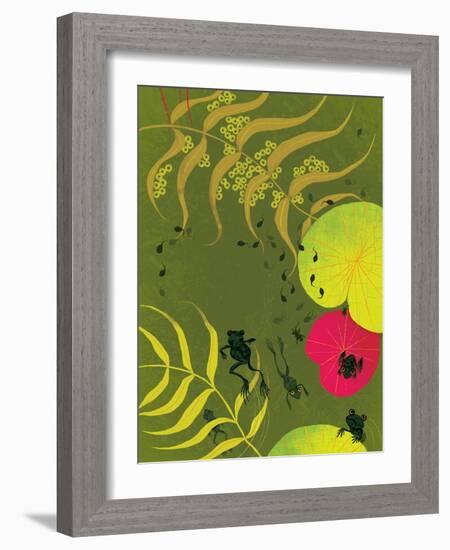 The Pond - Humpty Dumpty-Elisa Chavarri-Framed Giclee Print