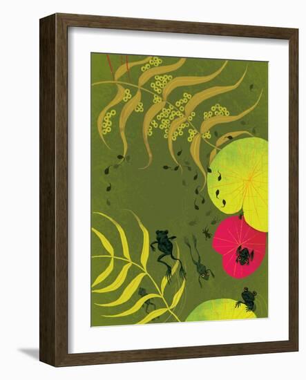 The Pond - Humpty Dumpty-Elisa Chavarri-Framed Giclee Print