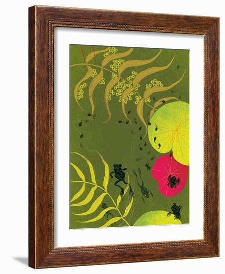 The Pond - Humpty Dumpty-Elisa Chavarri-Framed Giclee Print