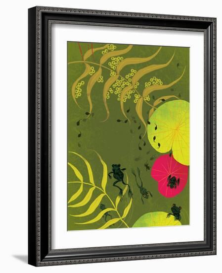 The Pond - Humpty Dumpty-Elisa Chavarri-Framed Giclee Print