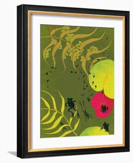 The Pond - Humpty Dumpty-Elisa Chavarri-Framed Giclee Print