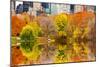 The Pond in Central Park, Manhattan, New York City-Sabine Jacobs-Mounted Photographic Print