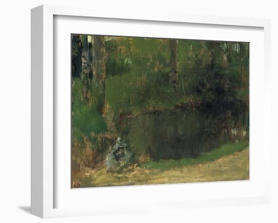 The Pond in the Forest, Ca 1868-Edgar Degas-Framed Giclee Print