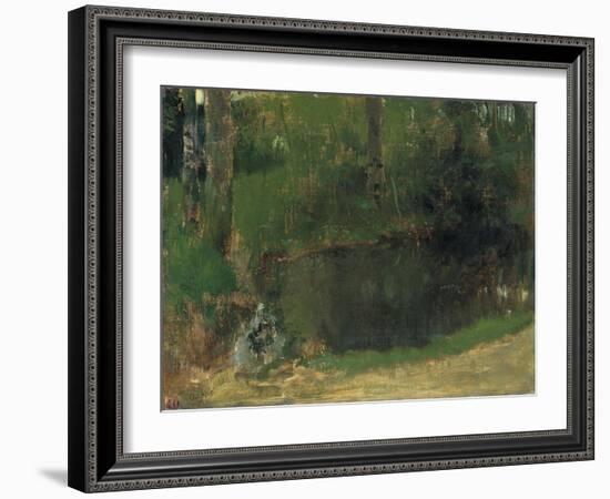 The Pond in the Forest, Ca 1868-Edgar Degas-Framed Giclee Print